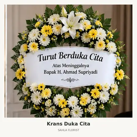 Krans Bunga Duka Balikpapan Utara